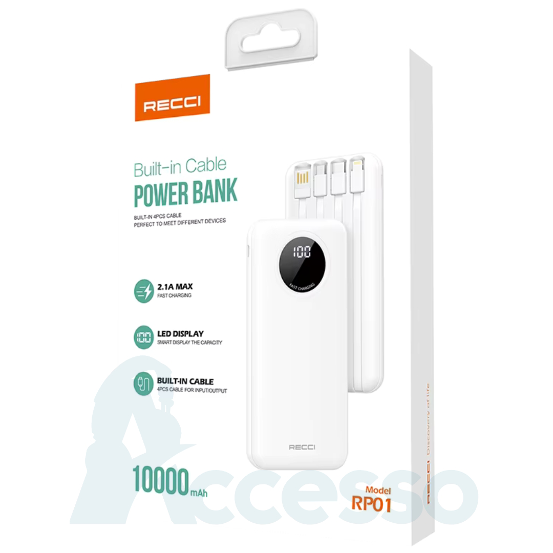 Recci Power Bank 2.1A RP01