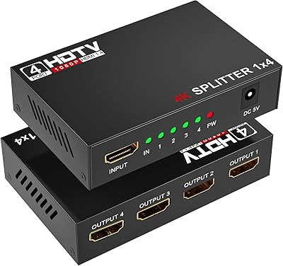 Hdmi Splitter 4 Output - 1080P (WHITE BOX)