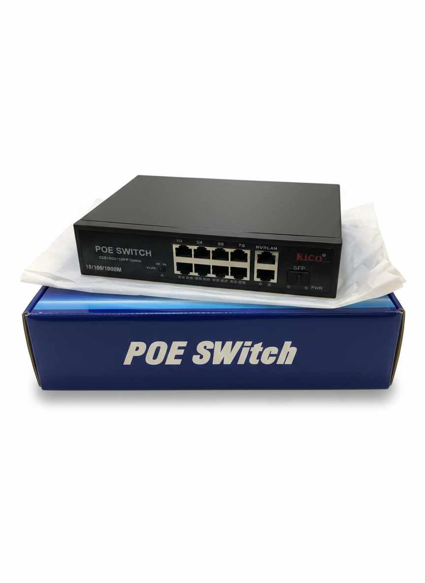 KICO 4 Port PoE Switch with 2 Uplink (KICO1006S)