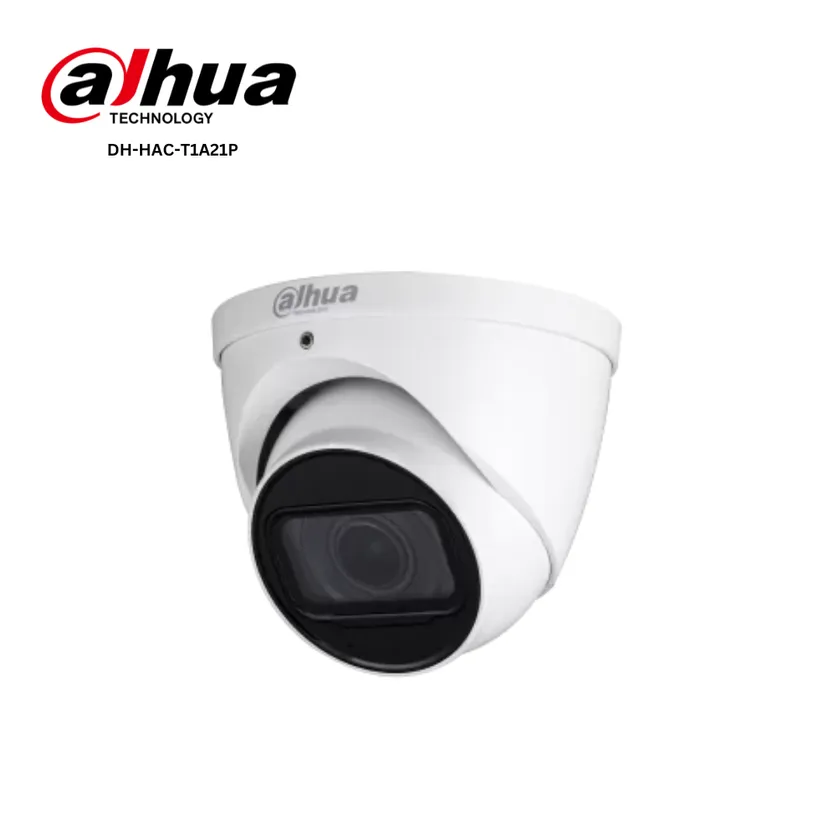 Dahua 2MP Analog Dome IR Camera (DH-HAC-T1A21P-U), 2.8mm