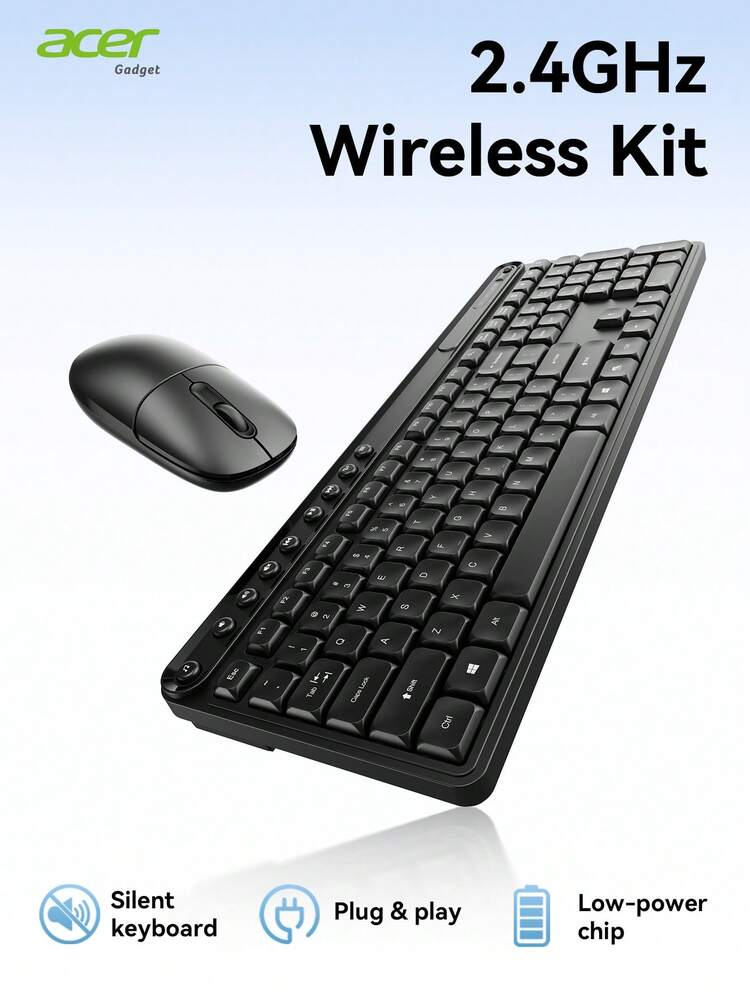 Acer Wireless Keyboard and Mouse Combo OCC316