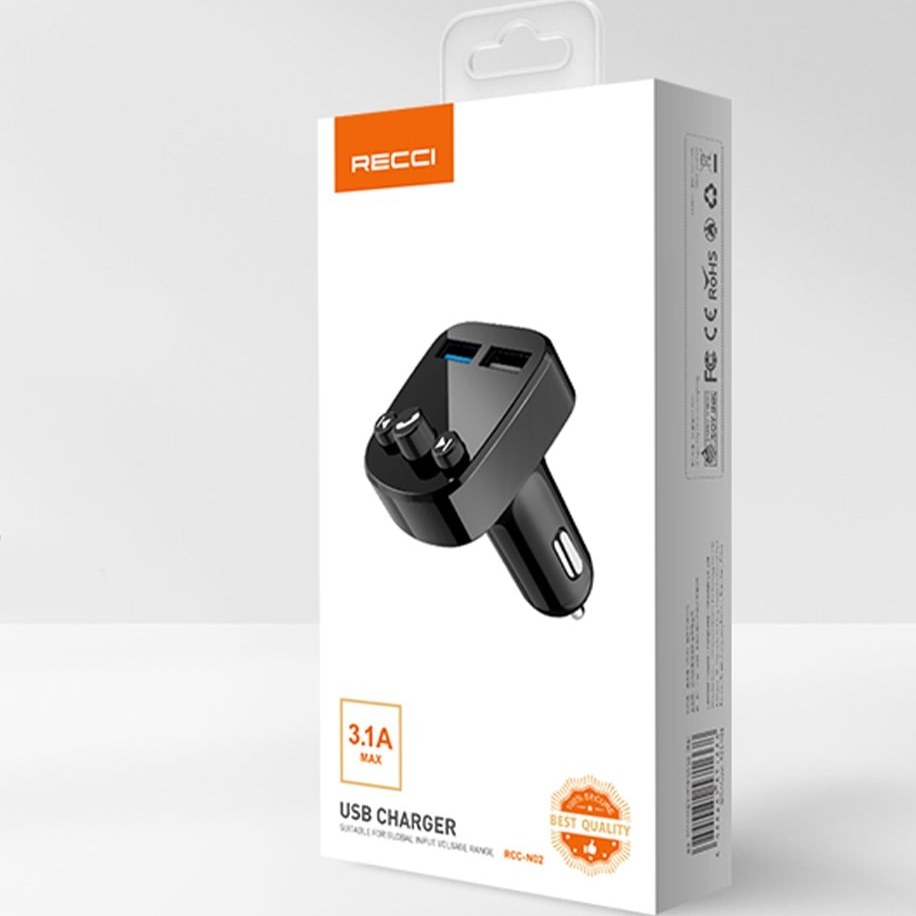 Recci Usb Car Charger RCC-N02 