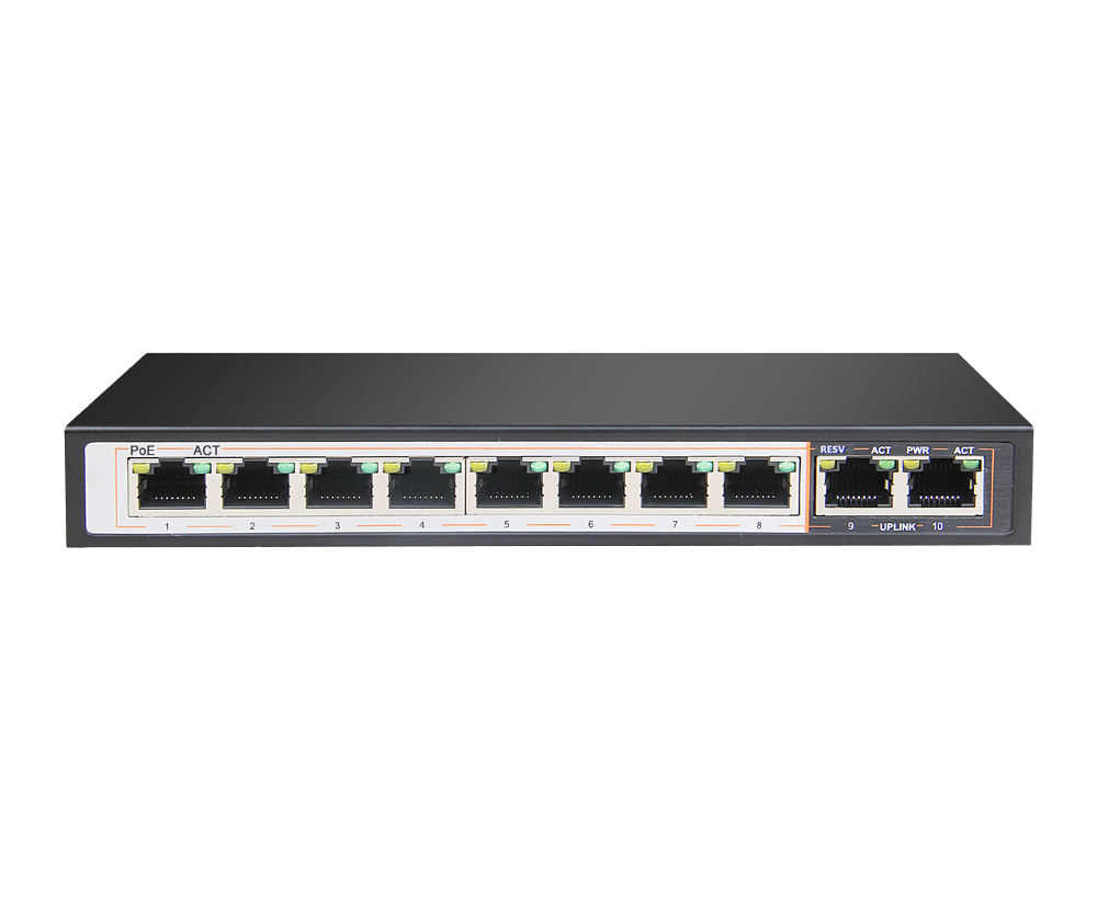 D-Link DGS-F1010P-E (10-Port Gigabit Long-Reach) PoE Switch