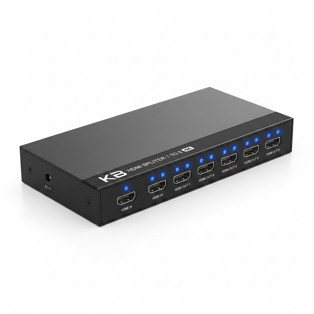 KB Hdmi splitter 1 to 8 4k