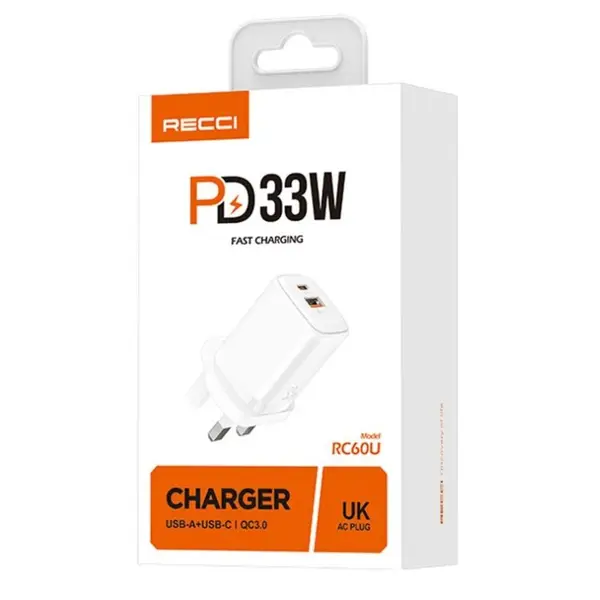 Recci Travel Fast Charger Kit RC30UCL