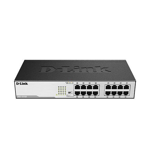 D-Link 16 ports 10/100mbps Desktop Switch (DES 1016D)