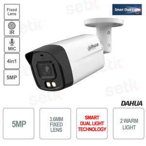 Dahua DH-HAC-HFW1200CLP-IL-A 2MP Smart Dual-Light Bullet Camera