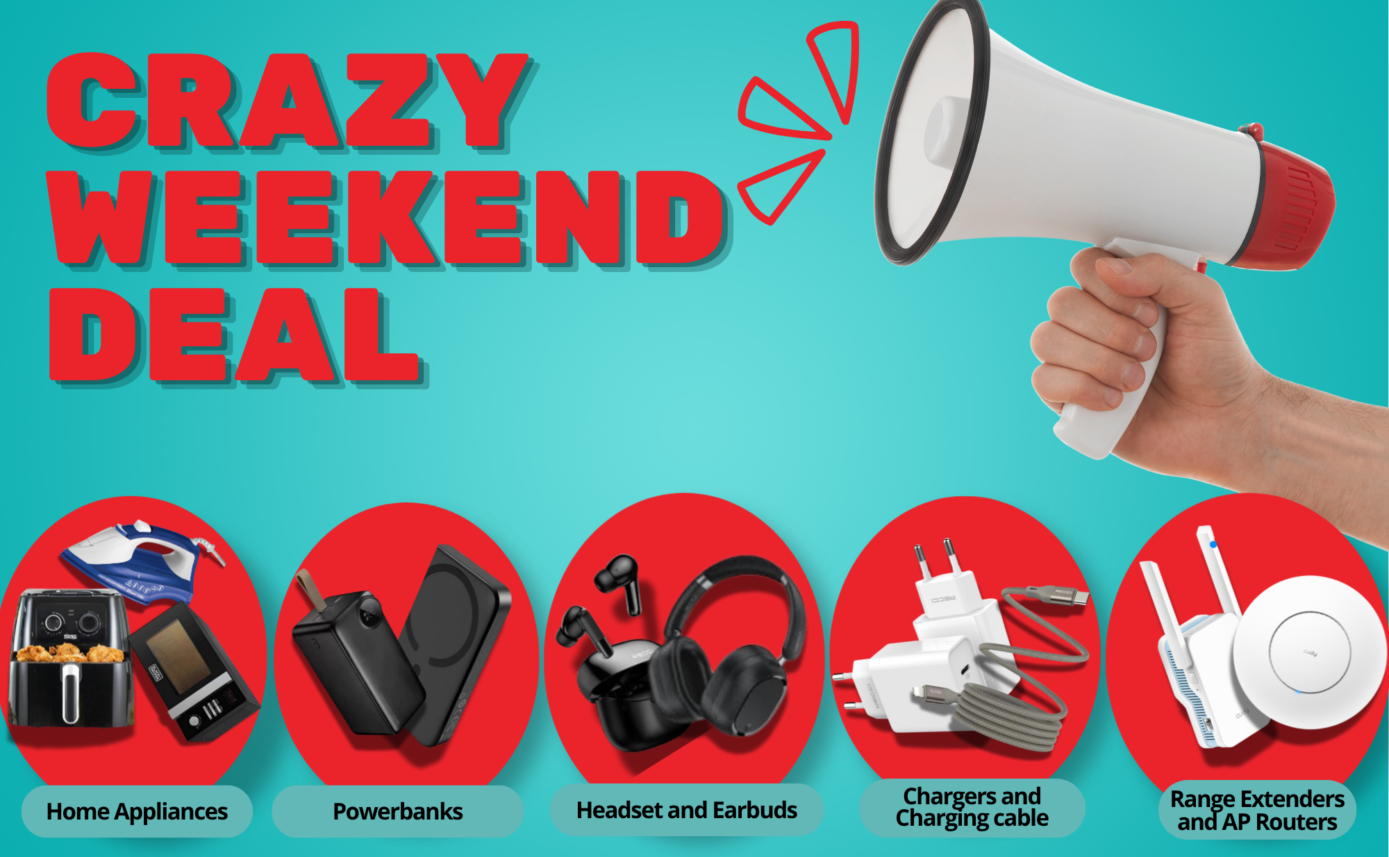 Crazy Weekend Deals from 11th June – 14th June 2026 Enjoy Up to 50% Off Selected Items